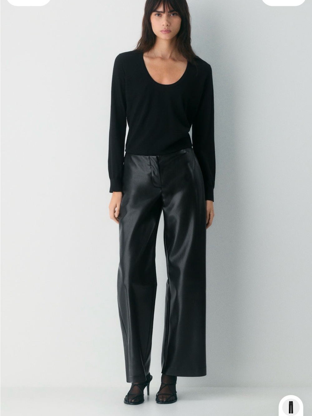 Wilfred Zodiac Low Rise Faux Leather Pants
